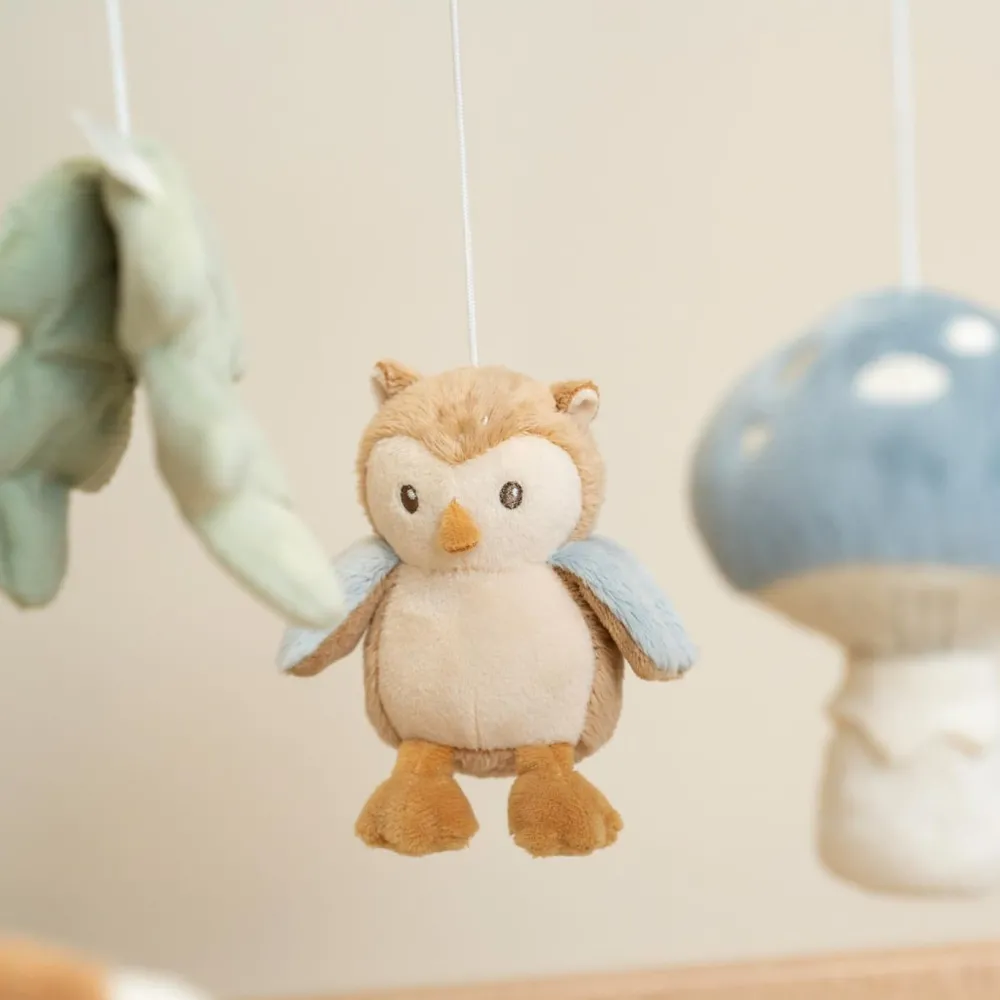 Little Dutch Houten Muziekmobiel - Blauw - Forest Friends