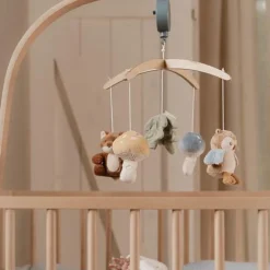 Little Dutch Houten Muziekmobiel - Blauw - Forest Friends