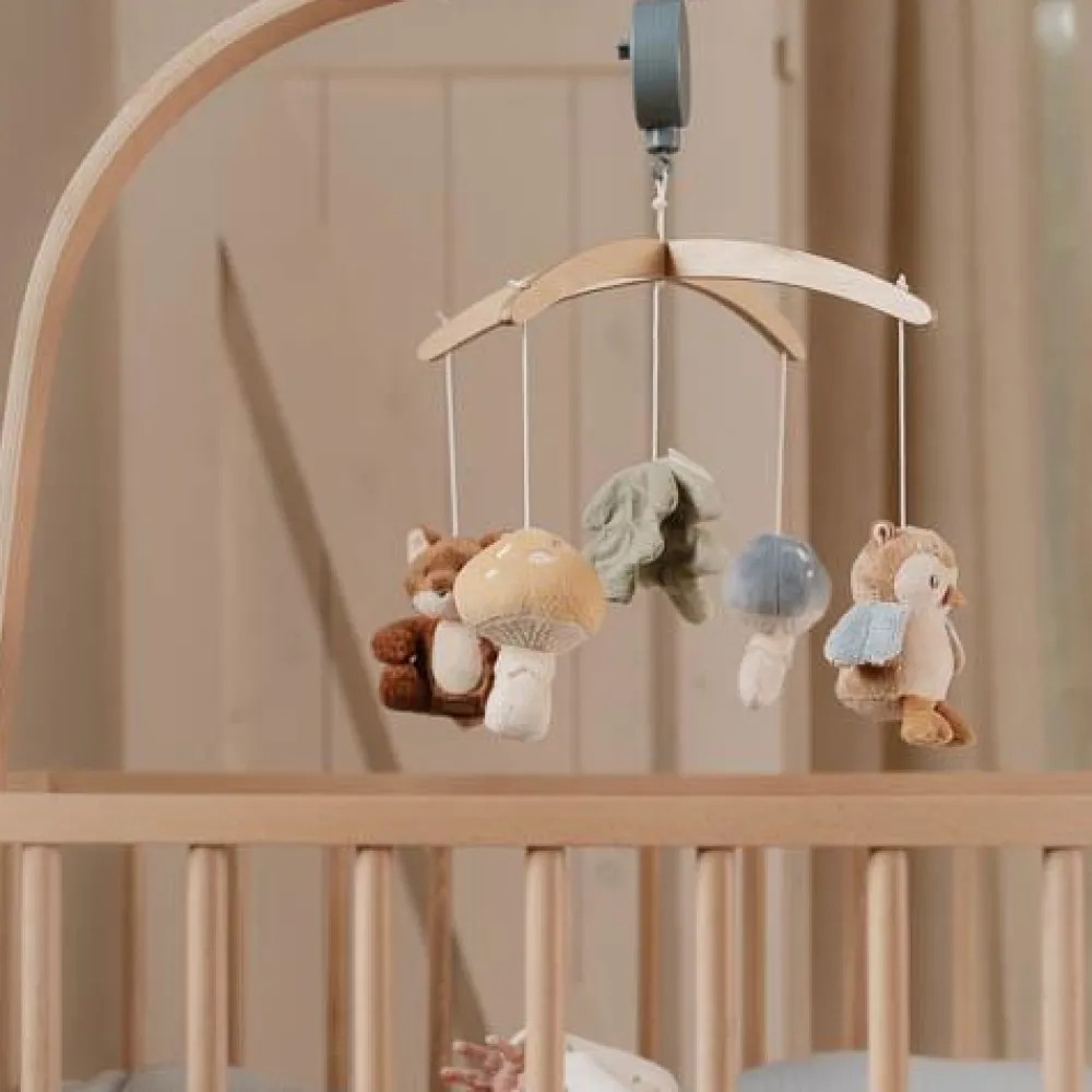 Little Dutch Houten Muziekmobiel - Blauw - Forest Friends