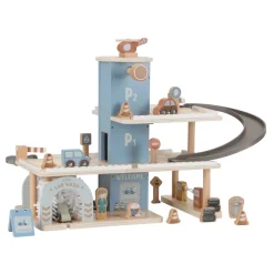 Little Dutch Houten parkeergarage – Blauw – Essentials