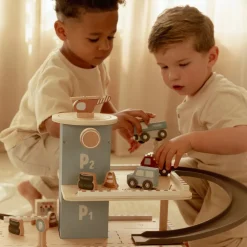 Little Dutch Houten parkeergarage – Blauw – Essentials