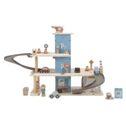 Little Dutch Houten parkeergarage – Blauw – Essentials