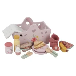 Little Dutch Houten Picknickset - Meerkleurig - Essentials