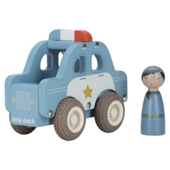 Little Dutch Houten politiewagen – Blauw – Essentials