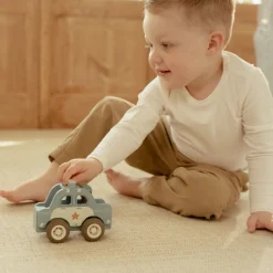 Little Dutch Houten politiewagen – Blauw – Essentials
