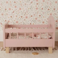 Little Dutch Houten poppenbedje - Roze - Essentials