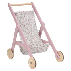 Little Dutch Houten poppenbuggy - Roze - Essentials