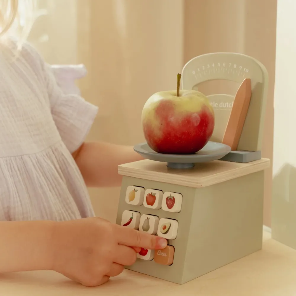 Little Dutch Houten speelweegschaal - Groen - Essentials