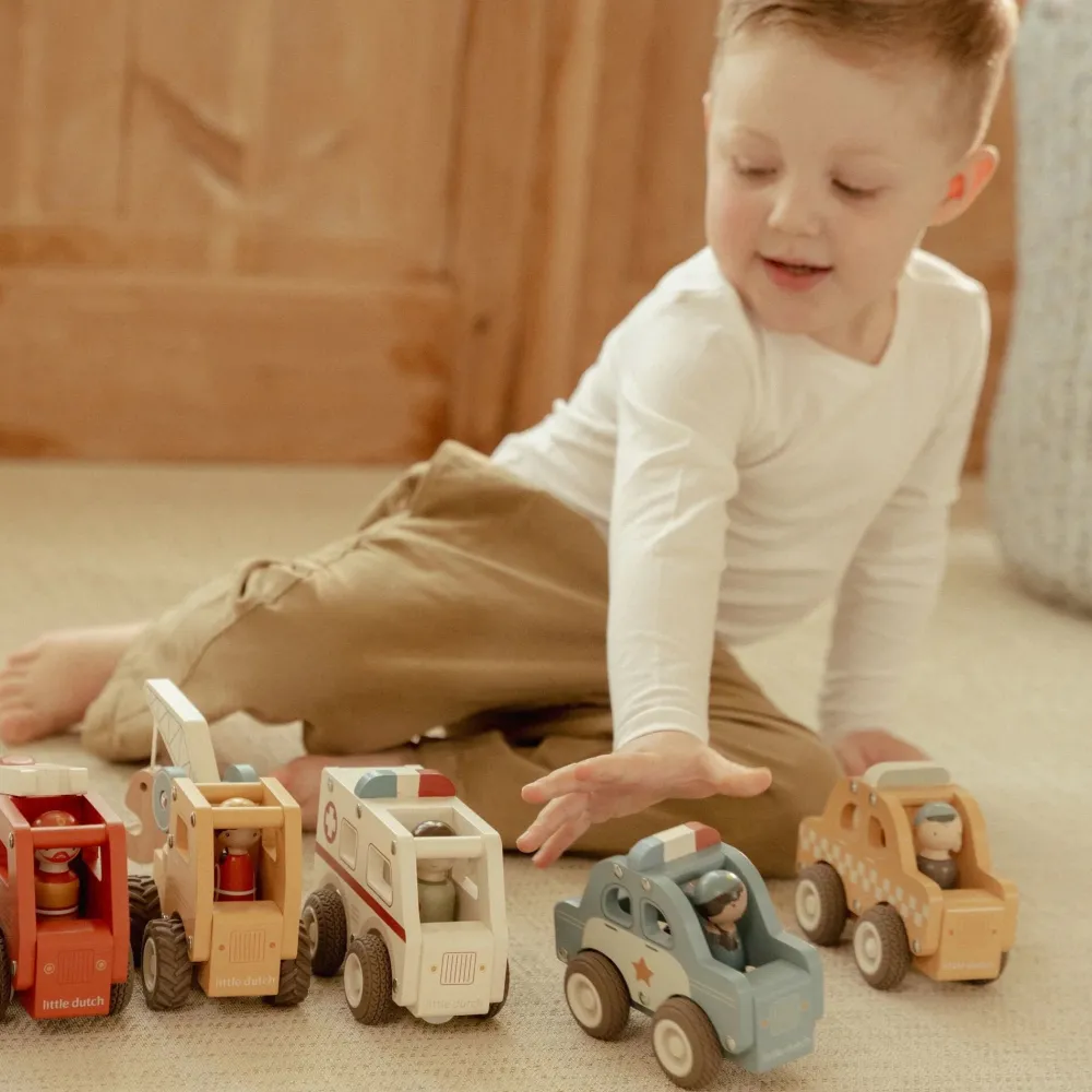 Little Dutch Houten taxi – Geel – Essentials