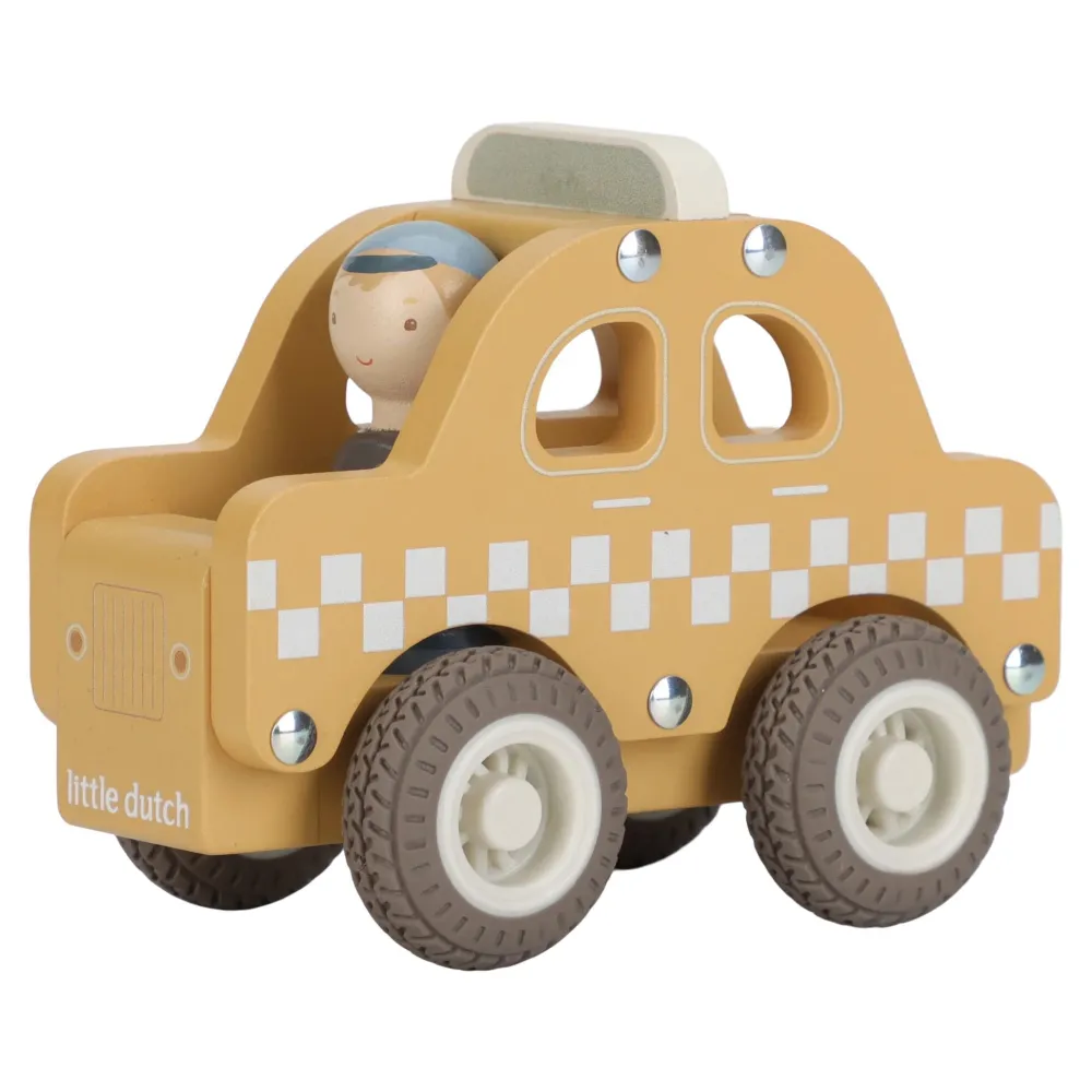 Little Dutch Houten taxi – Geel – Essentials