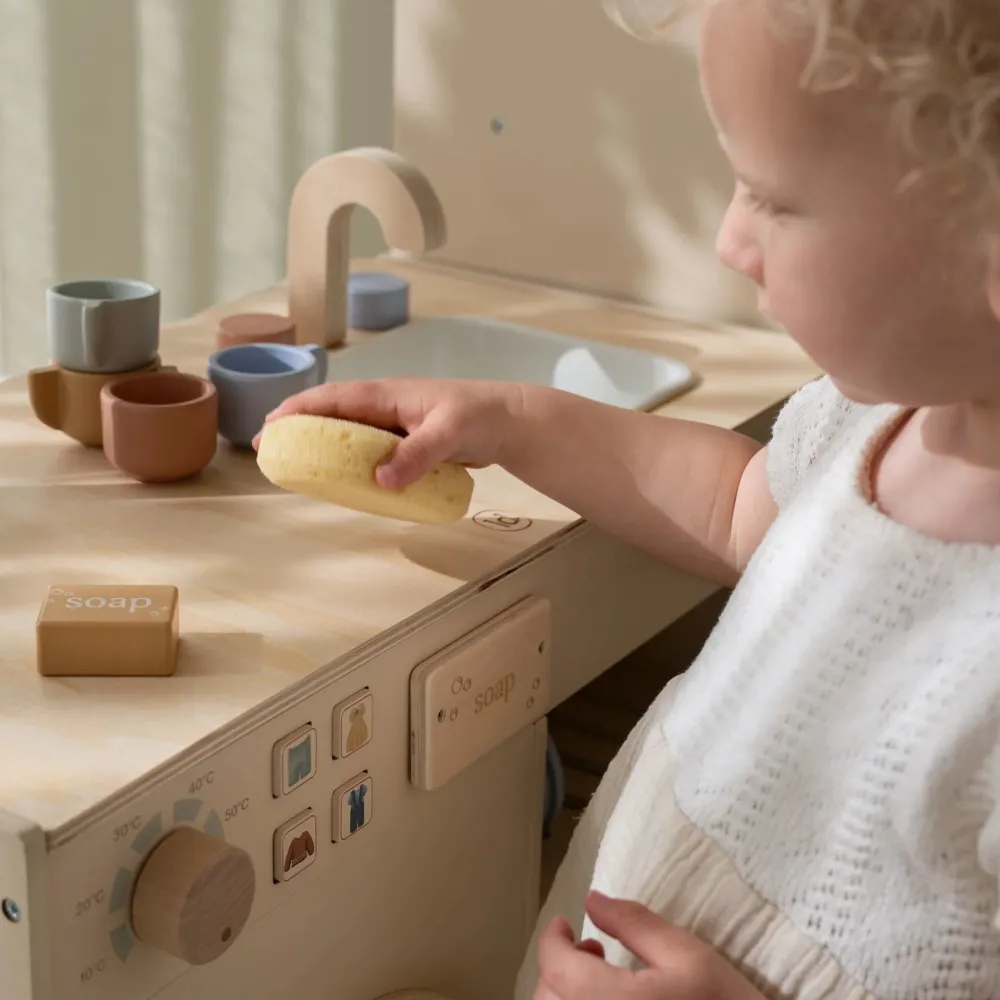 Little Dutch Houten wasmachine – Essentials - Limited edition