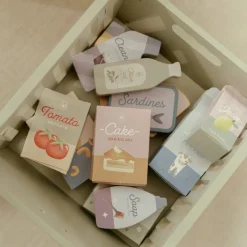 Little Dutch Houten winkelwagen - Groen