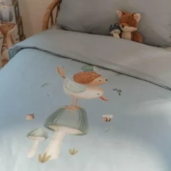 Little Dutch Junior dekbedovertrek - Blauw - Forest Friends