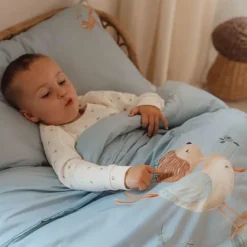 Little Dutch Junior dekbedovertrek - Blauw - Forest Friends