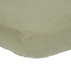 Little Dutch Junior hoeslaken - Groen - Maat Junior - Little Farm