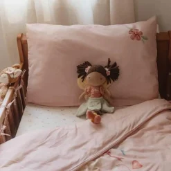 Little Dutch Junior hoeslaken - Wit - Maat Junior - Fairy Garden - Fairy Blossom