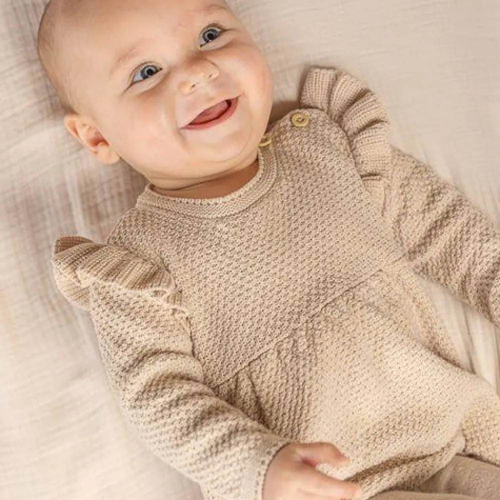 Little Dutch Jurk - Zand - Newborn Naturals