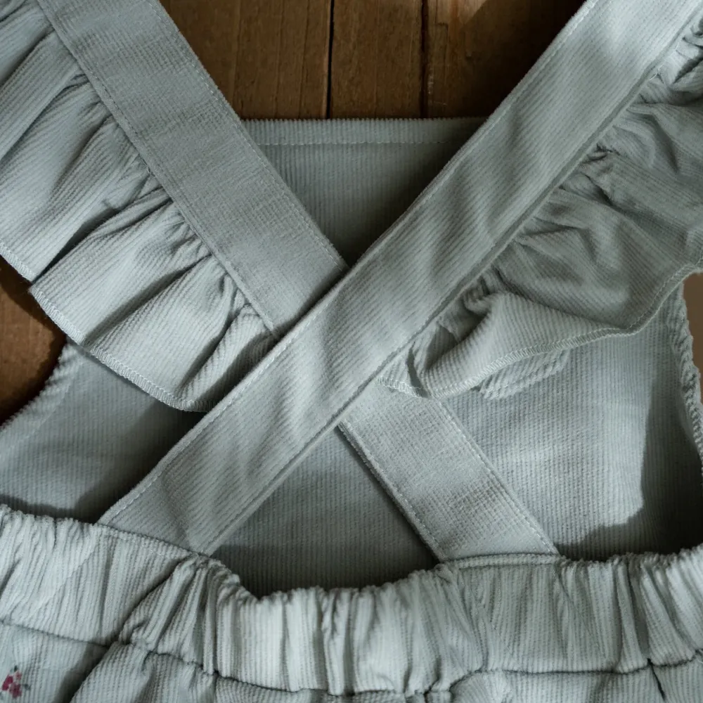 Little Dutch Jurk mouwloos - Groen - Fairy Garden