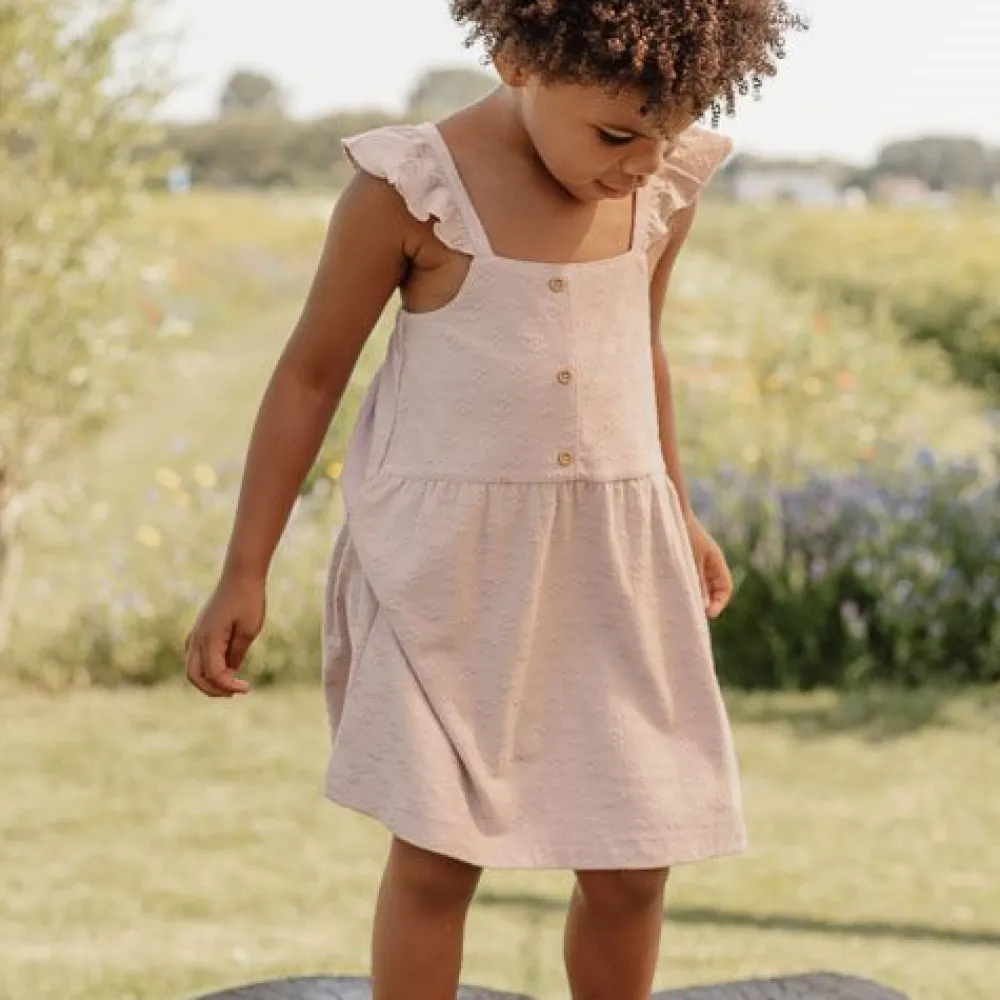 Little Dutch Jurk mouwloos - Paars - Fairy Garden