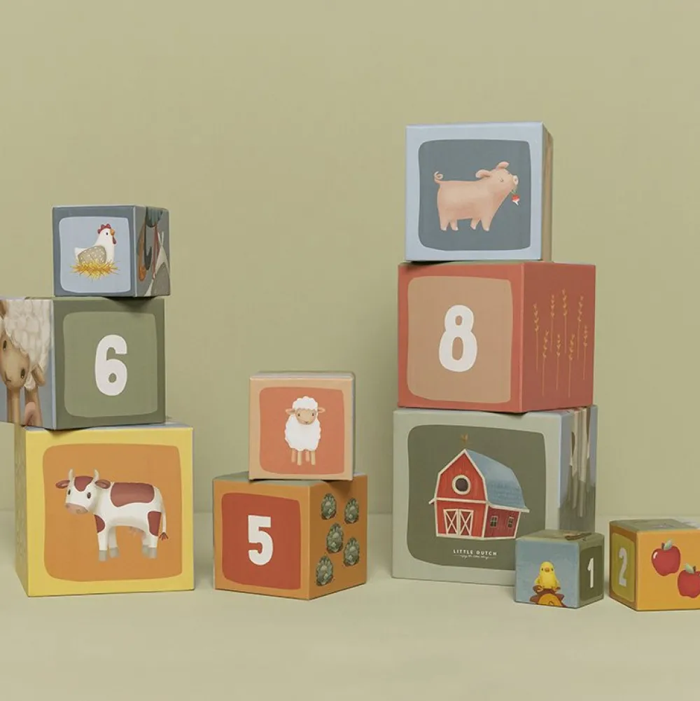 Little Dutch Kartonnen Stapeltoren Little Farm