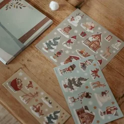 Little Dutch Kerst stickers - Meerkleurig