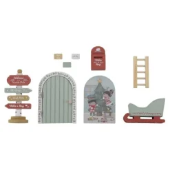 Little Dutch Kerstdeurtje - Meerkleurig