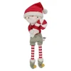 Little Dutch Kerstpop Jim - Rood - Christmas