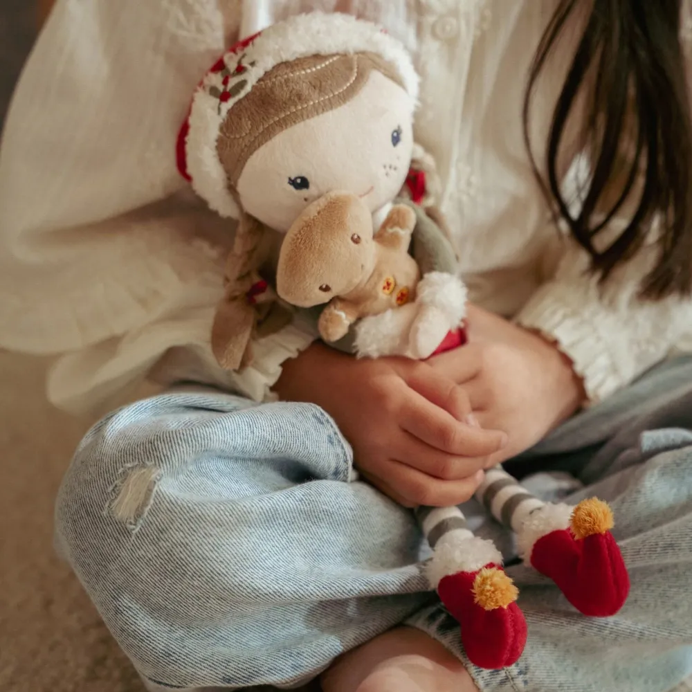 Little Dutch Kerstpop Rosa – Rood