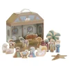 Little Dutch Kerststal speelkoffer