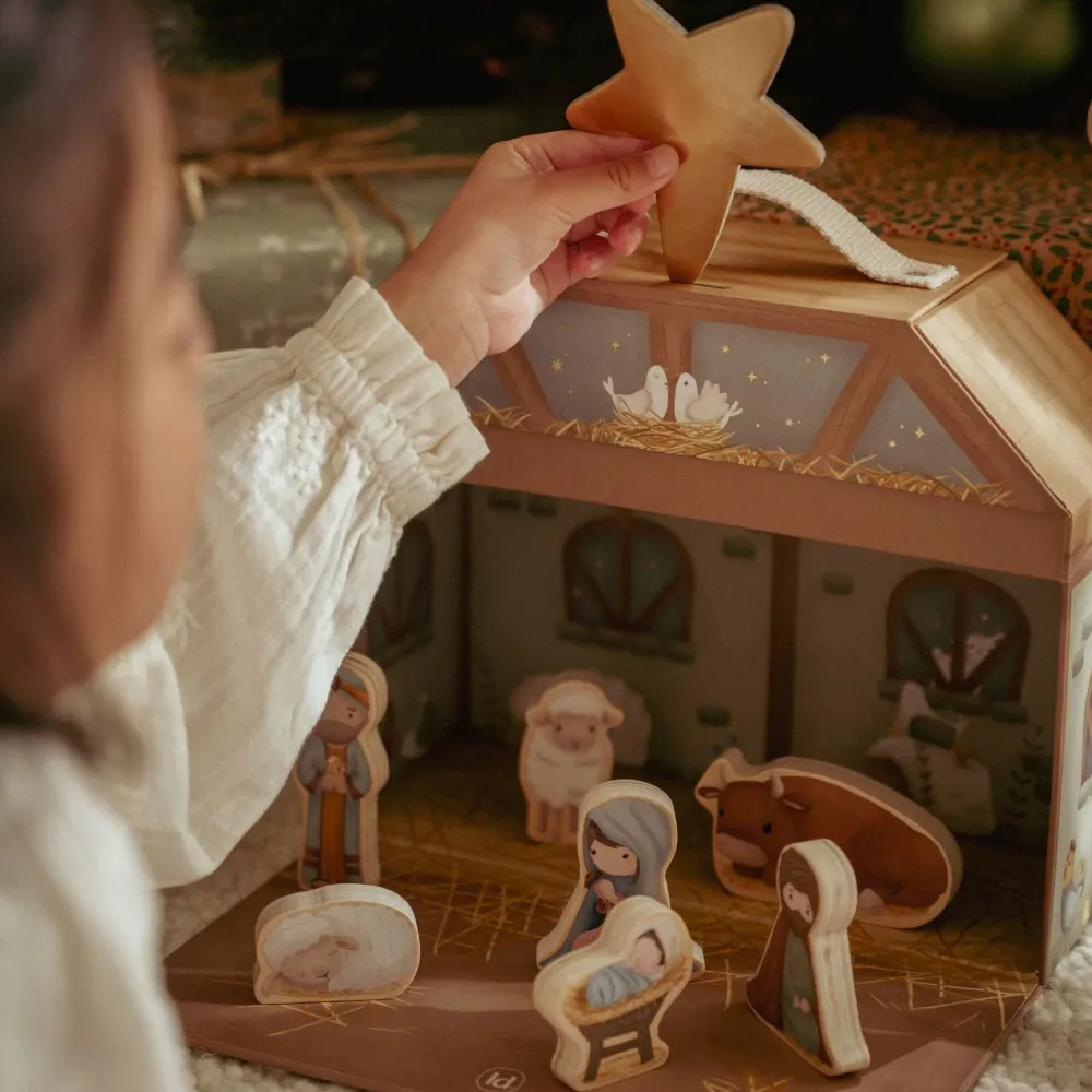 Little Dutch Kerststal speelkoffer