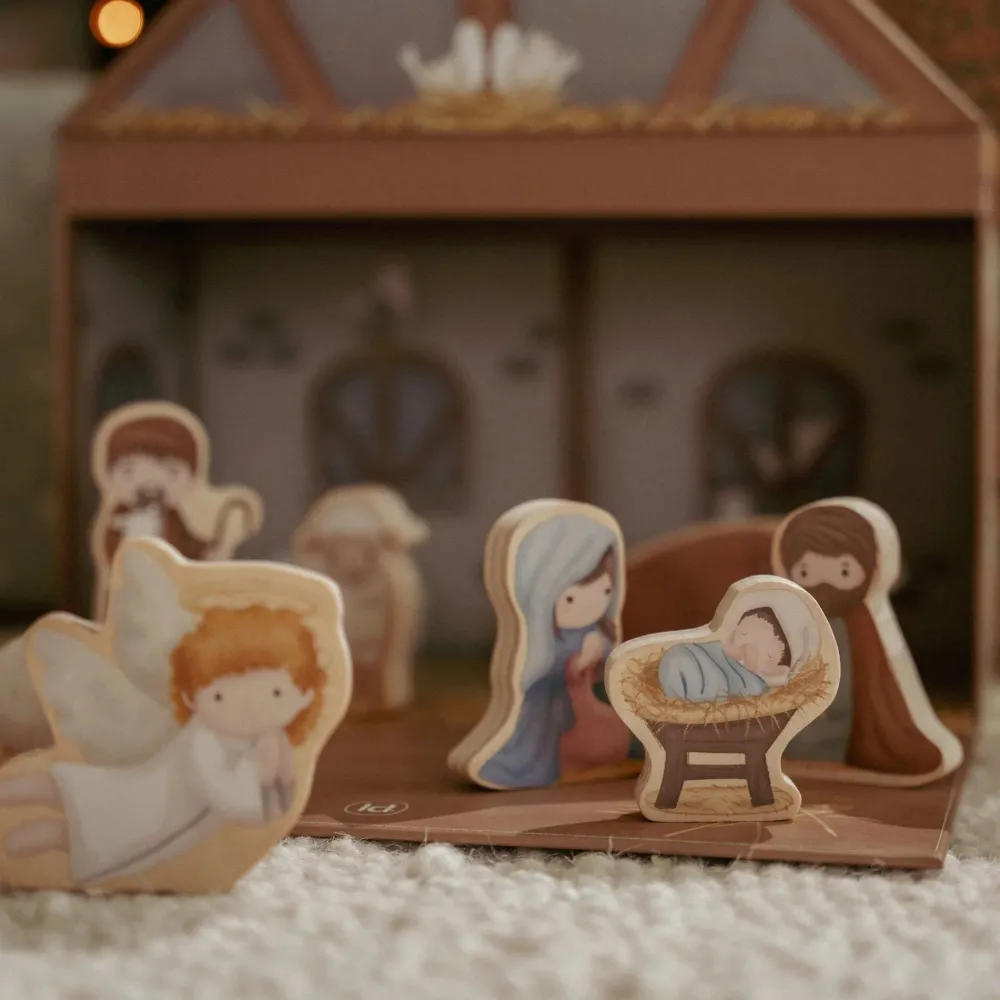 Little Dutch Kerststal speelkoffer
