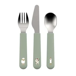 Little Dutch Kinderbestekset - Groen - Little Farm