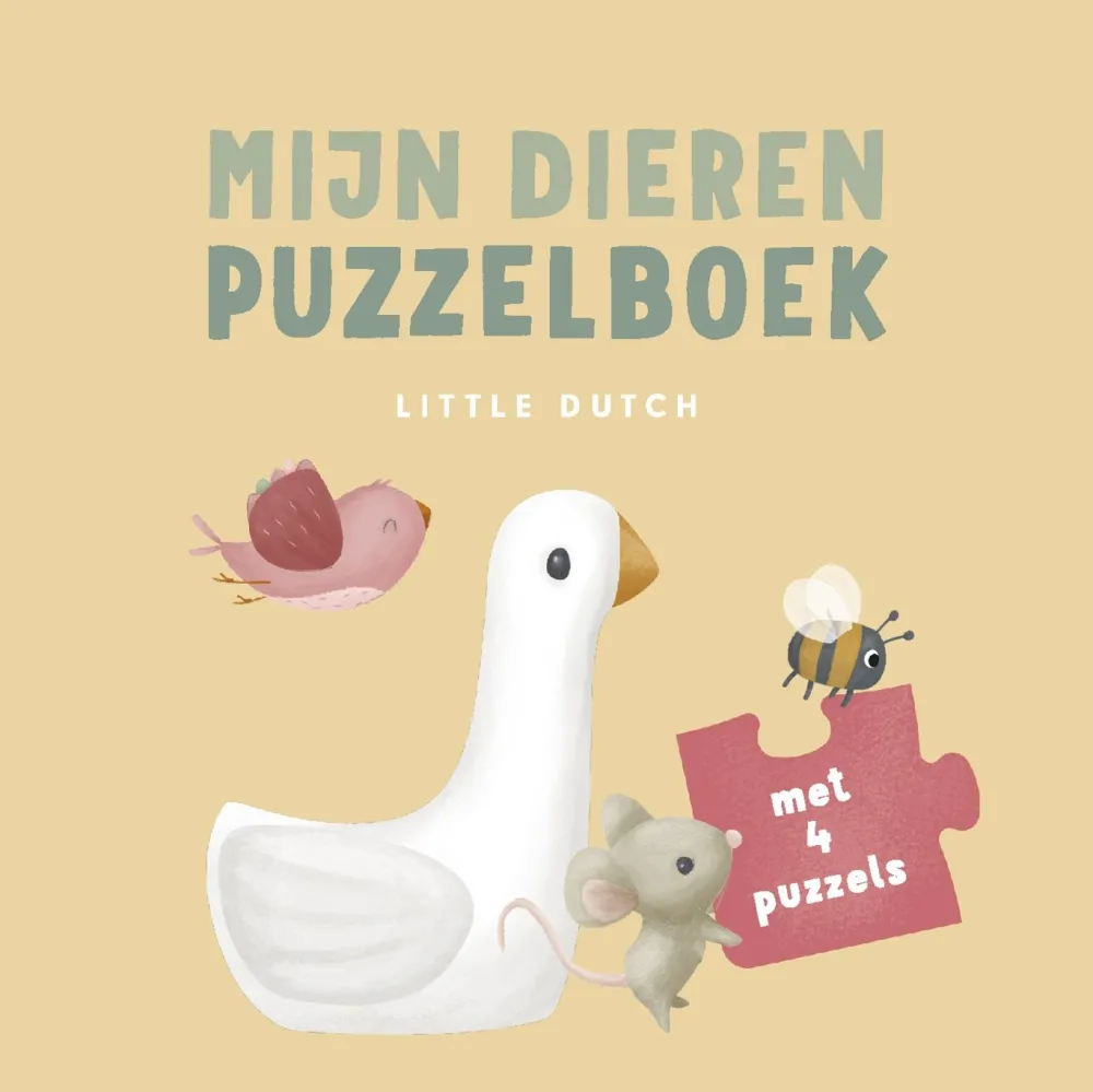 Little Dutch Kinderboek Mijn Dieren Puzzelboek - NL