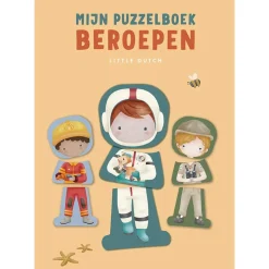 Little Dutch Kinderboek: Mijn puzzelboek - Beroepen - NL