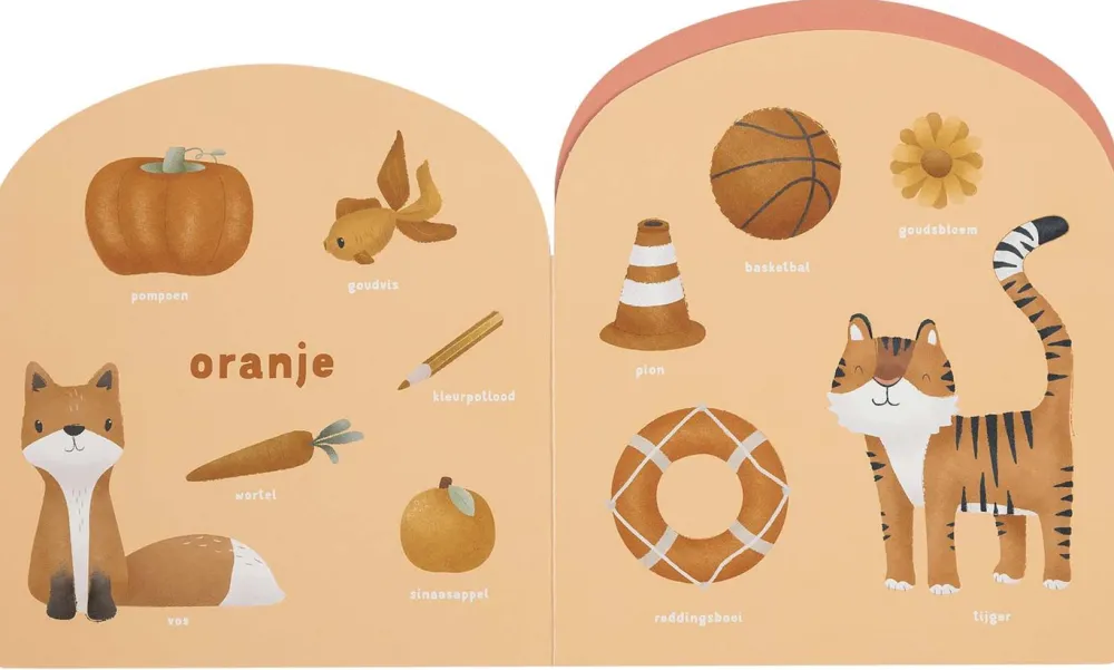 Little Dutch Kinderboek Regenboog Kleurenboek - NL