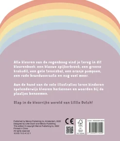 Little Dutch Kinderboek Regenboog Kleurenboek - NL