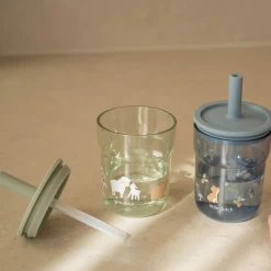 Little Dutch Kinderglas 250 ml Met Rietje Little Farm