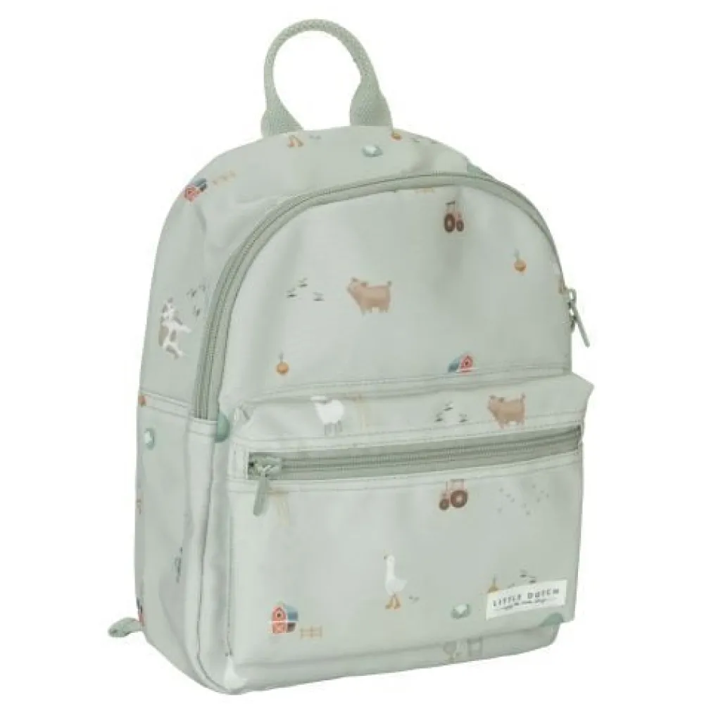 Little Dutch Kinderrugtas - Groen - Little Farm