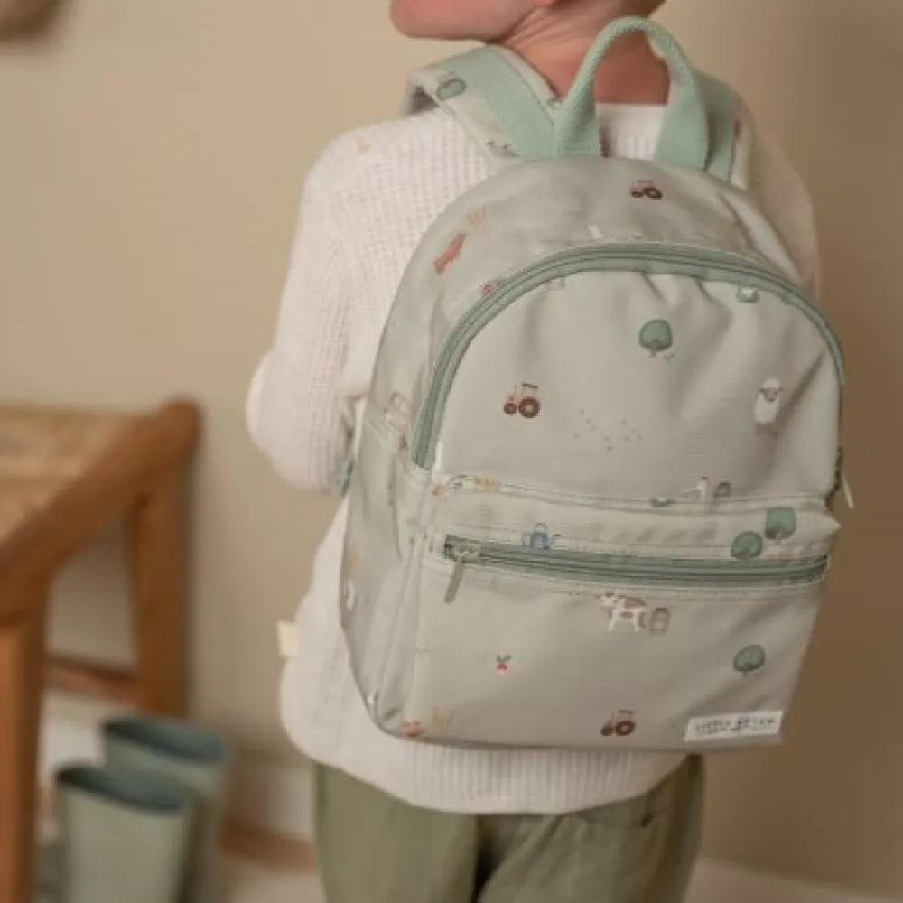 Little Dutch Kinderrugtas - Groen - Little Farm