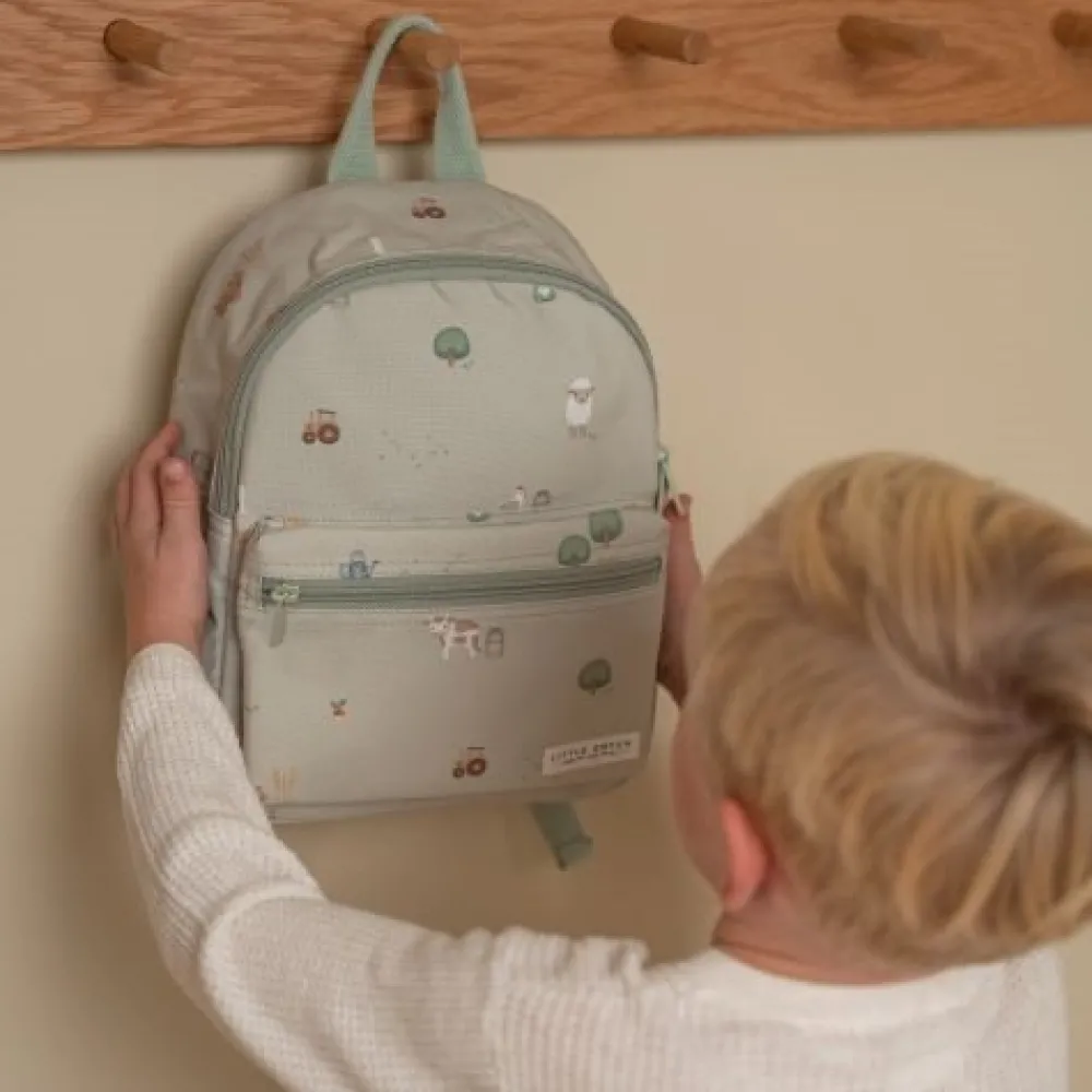 Little Dutch Kinderrugtas - Groen - Little Farm