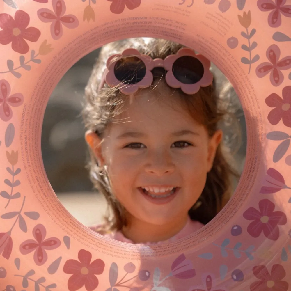 Little Dutch Kinderzonnebril Bloem Roze