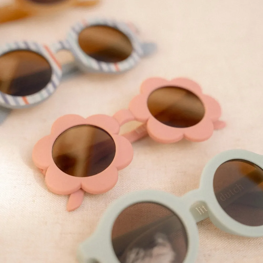 Little Dutch Kinderzonnebril Bloem Roze