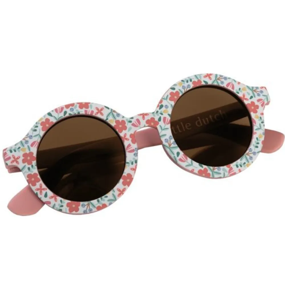 Little Dutch Kinderzonnebril Rond Bloemen