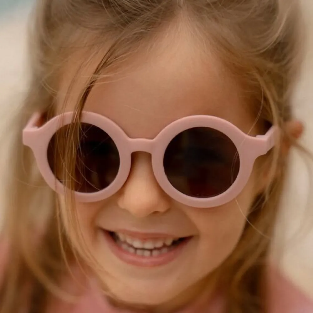 Little Dutch Kinderzonnebril Rond Lichtroze