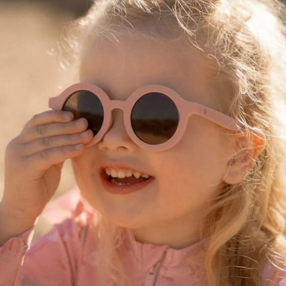 Little Dutch Kinderzonnebril Rond Lichtroze