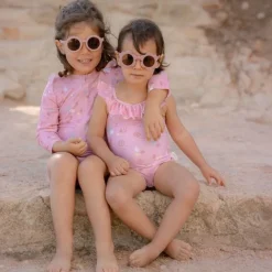 Little Dutch Kinderzonnebril Rond Lichtroze