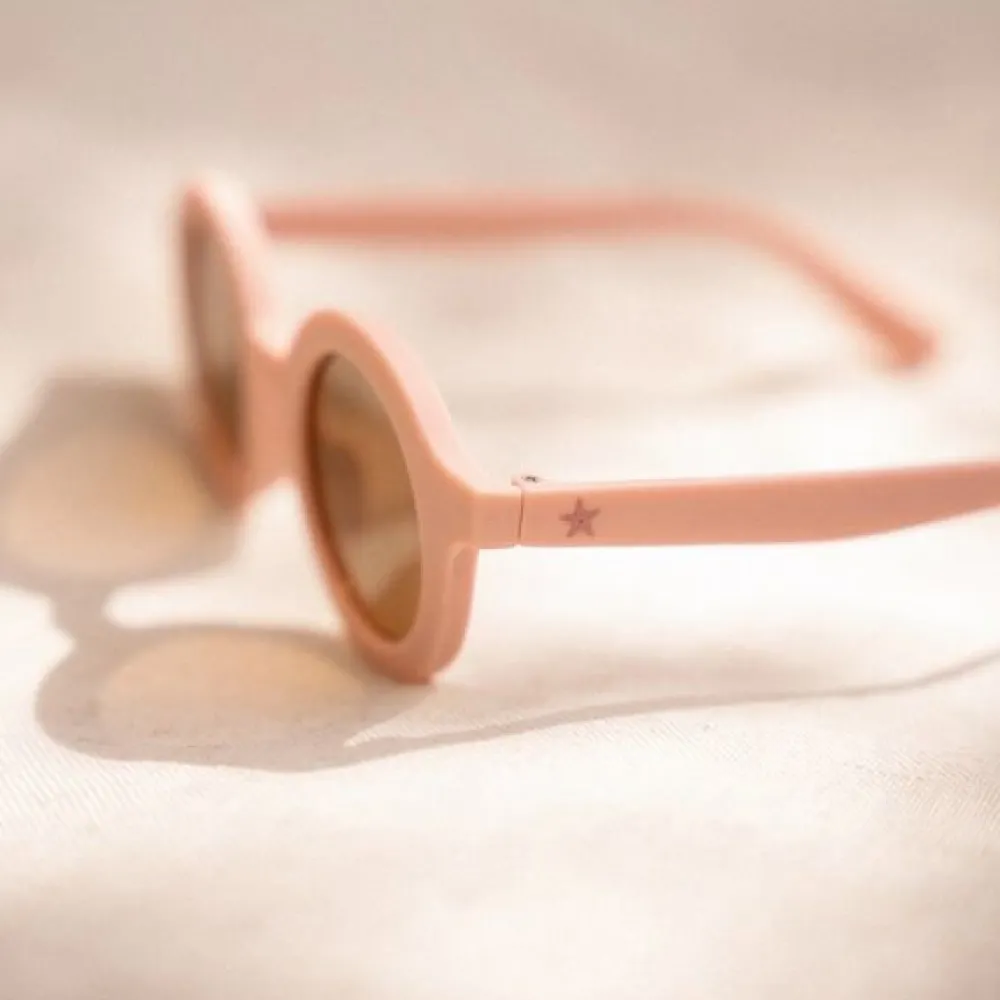 Little Dutch Kinderzonnebril Rond Lichtroze