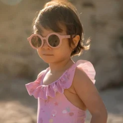 Little Dutch Kinderzonnebril Rond Lichtroze