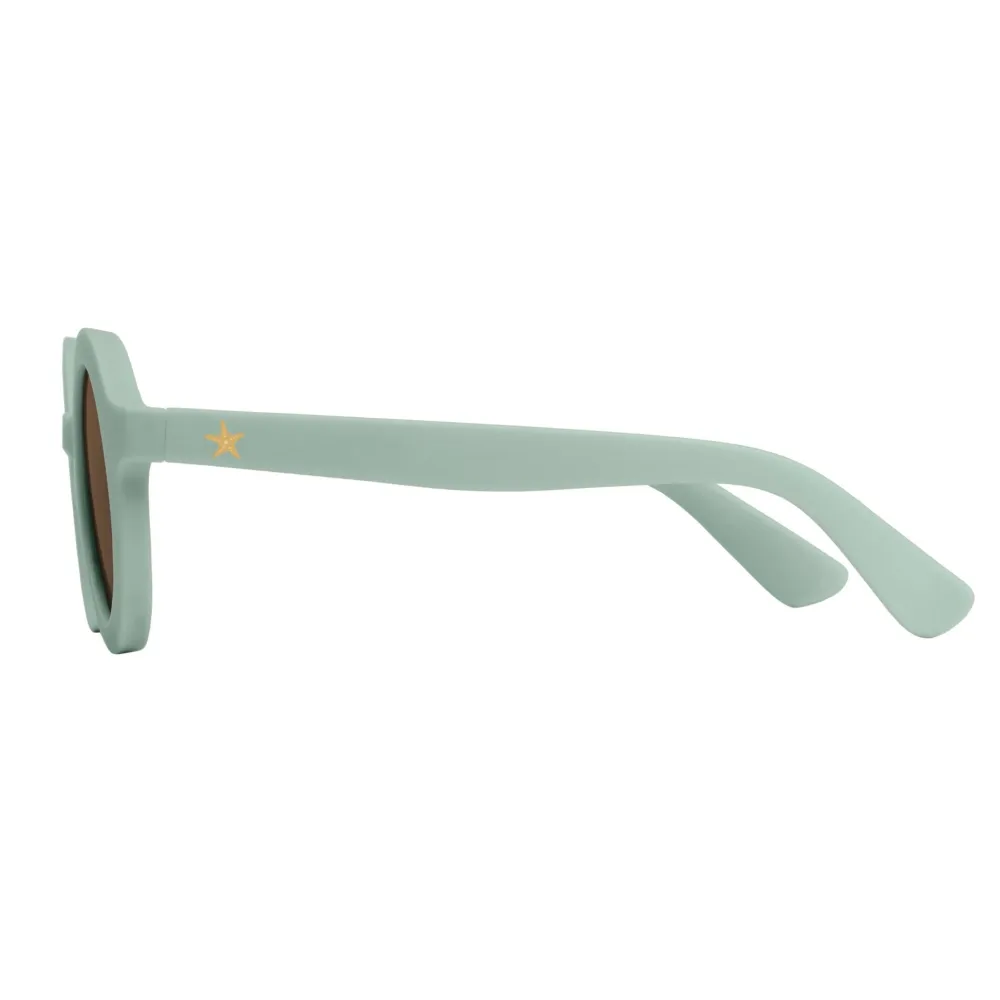 Little Dutch Kinderzonnebril Rond Sea Green
