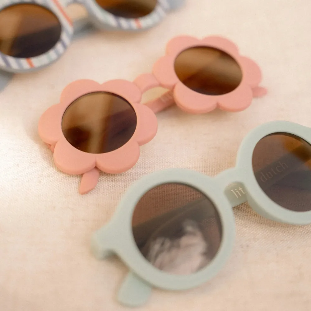 Little Dutch Kinderzonnebril Rond Sea Green